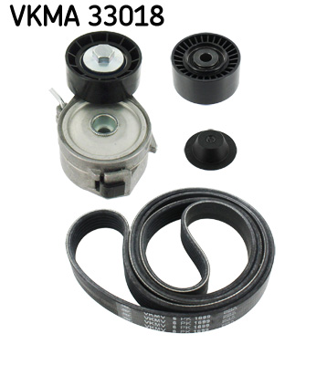 SKF VKMA 33018 Kit Cinghie Poly-V-Kit Cinghie Poly-V-Ricambi Euro